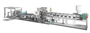Blatt-Extrusions-Maschine